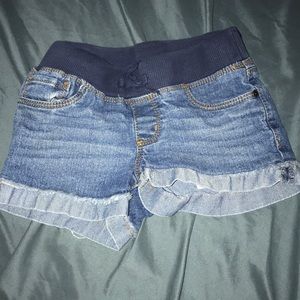 girls jean shorts